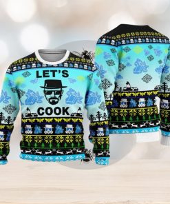 Breaking Bad Let’s Cook 3D Printed Ugly Christmas Sweatshirt