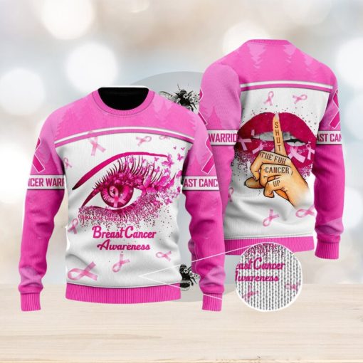 Breast Cancer Awareness Christmas Unisex Ugly Sweater