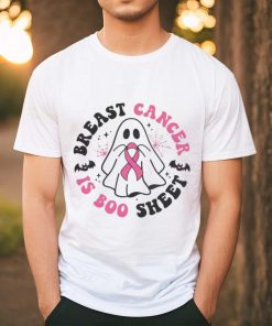 Breast Cancer Is Boo Sheet Cute Ghost Pink Ribbon shirt