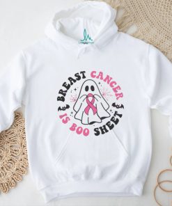 Breast Cancer Is Boo Sheet Cute Ghost Pink Ribbon shirt