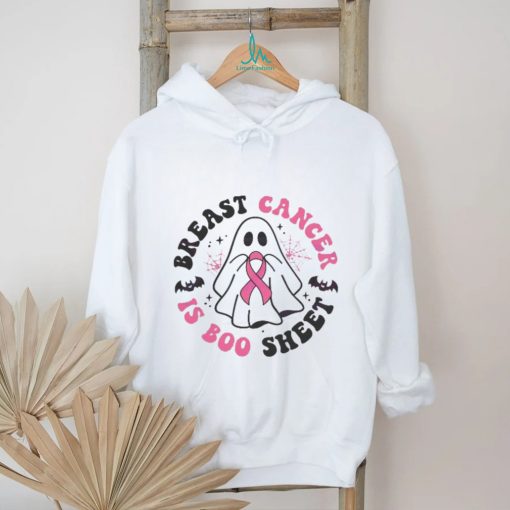 Breast Cancer Is Boo Sheet Cute Ghost Pink Ribbon shirt