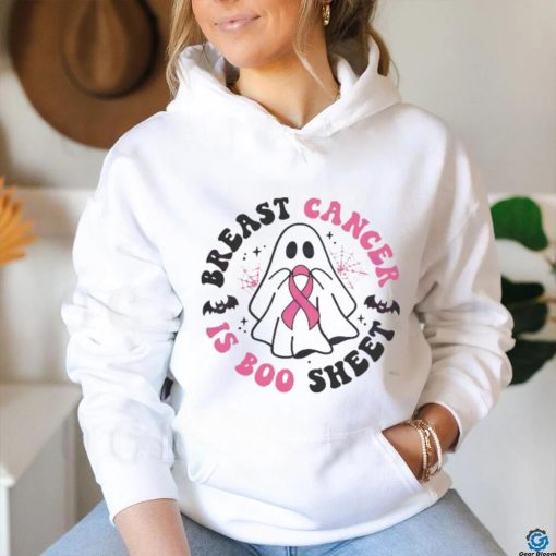 Breast Cancer Is Boo Sheet Cute Ghost Pink Ribbon shirt