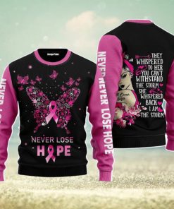 Breast Cancer Warrior Christmas Unisex Ugly Sweater