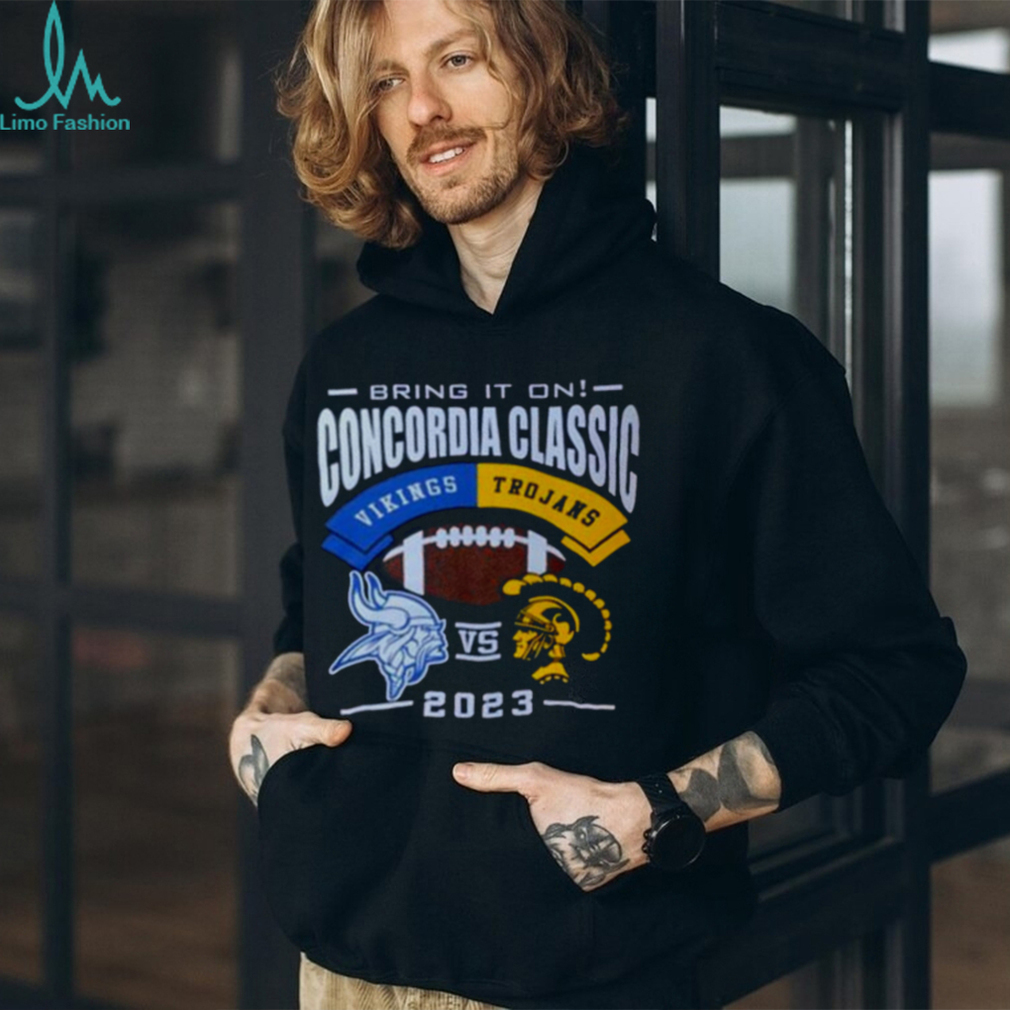 Bring It On Viking Vs Trojans 2023 Concordia Classic Shirt Bring It On Viking Vs Trojans 2023 Concordia Classic Shirt