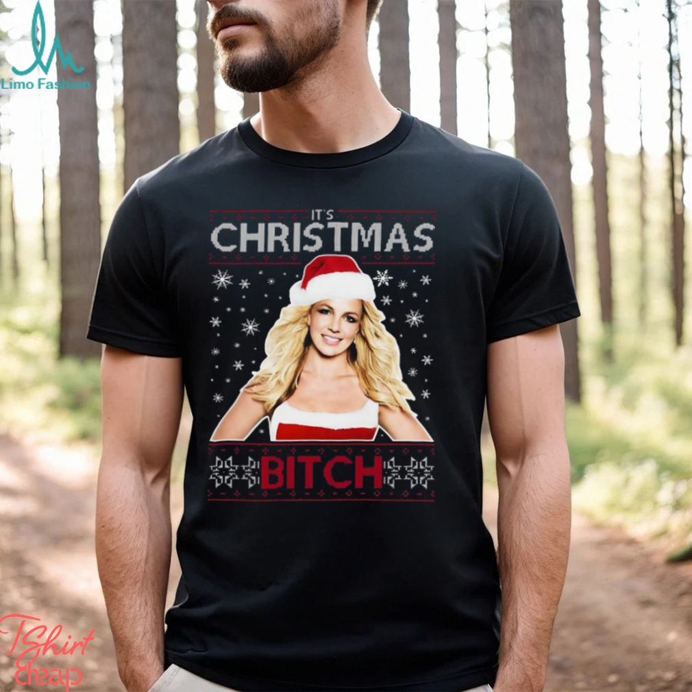Britney Spears Its Christmas Bitch Knit Pattern Shirt Britney Spears Its Christmas Bitch Knit Pattern Shirt