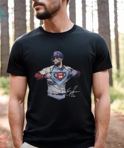 Bryce Harper Philadelphia Phillies Superman Bryce Player Signature T shirt