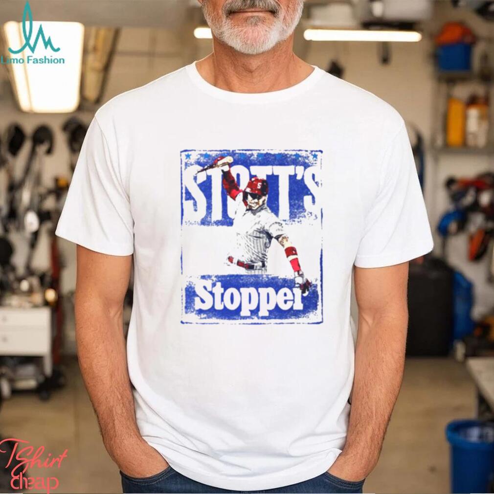 Bryson Stott Philadelphia Stott's Stopper baseball shirt - Limotees