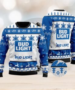 Bud Light Knitted 3D Sweater Gift For Xmas