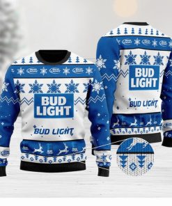 Bud Light Knitted 3D Sweater Gift For Xmas