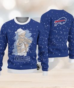 Buffalo Bills Christmas Santa Claus Tattoo Limited Edition Ugly Sweater