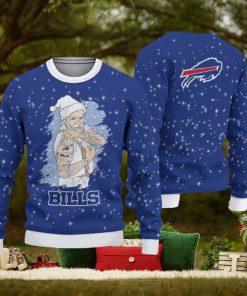 Buffalo Bills Christmas Santa Claus Tattoo Limited Edition Ugly Sweater