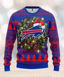 Men And Women Christmas Gift NFL Buffalo Bills Cute 12 Grinch Face Xmas Day  3D Ugly Christmas Sweater - Banantees