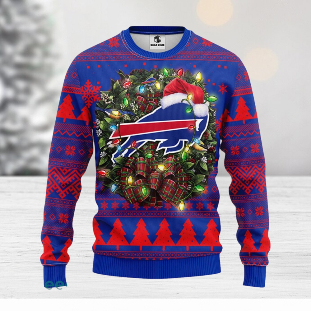 Men's New England Patriots Navy/Red Light Up Ugly Sweater