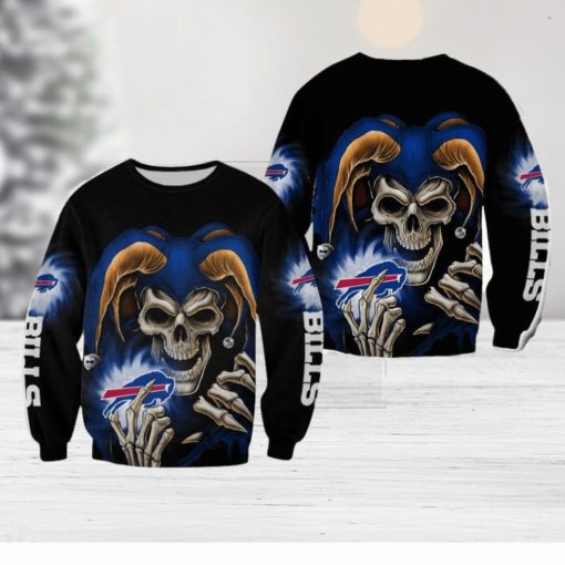 Buffalo Bills Halloween Clown Icicle Ugly Sweater For Men And Women Gift Christmas