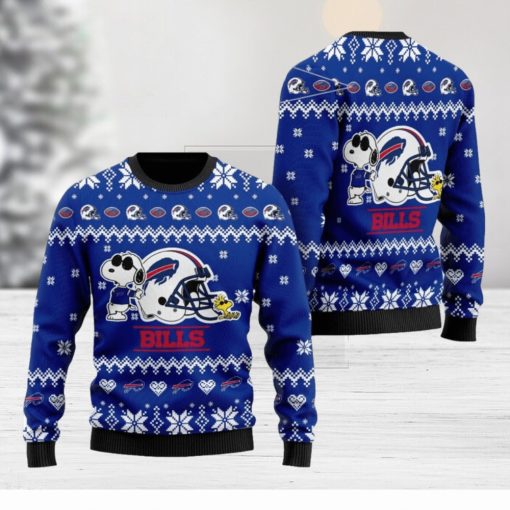 Buffalo Bills NFL Cute The Snoopy Show Football Helmet Ugly Christmas Sweater