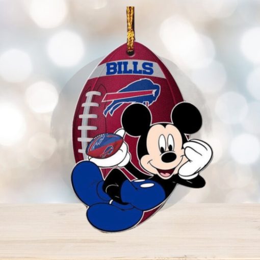 Buffalo Bills NFL Disney Mickey Mouse Xmas Gifts For Fans Personalized Christmas Tree Decorations Ornament