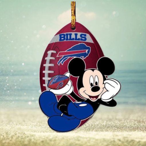 Buffalo Bills NFL Disney Mickey Mouse Xmas Gifts For Fans Personalized Christmas Tree Decorations Ornament
