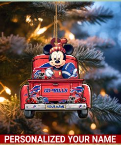 Buffalo Bills NFL Mickey Ornament Personalized Your Name SP12102334ID05