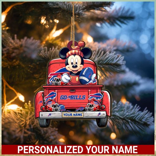 Buffalo Bills NFL Mickey Ornament Personalized Your Name SP12102334ID05