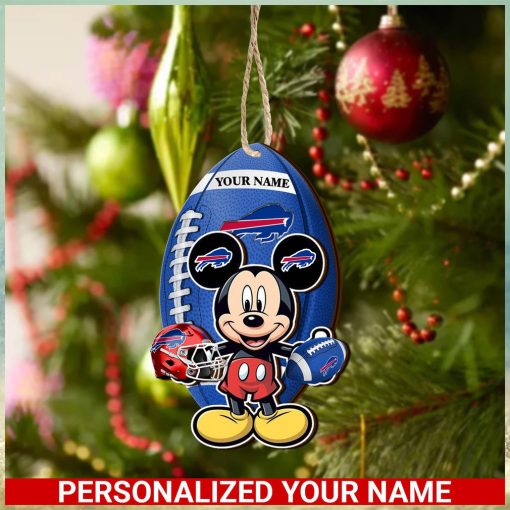 Buffalo Bills Personalized Your Name Mickey Mouse And NFL Team Ornament SP161023163ID03