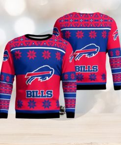 Buffalo Bills Winter Knitted Christmas Sweater All Over Print Gift For Fans