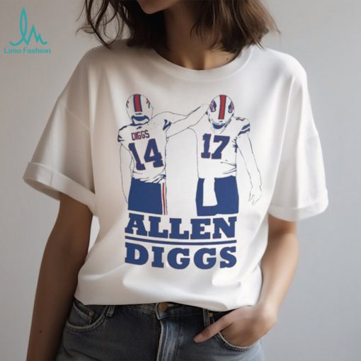 Buffalo Josh Allen And Stefon Diggs Buffalo Allen Diggs T Shirt