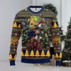 Light Lilo and Stitch Christmas Icy Knitted 3D Sweater For Thanksgiving