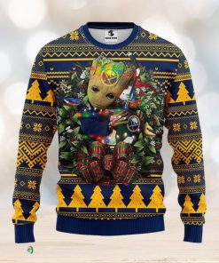 Buffalo Sabres Groot Hug Christmas Ugly Sweater 3D Christmas Xmas Sweater