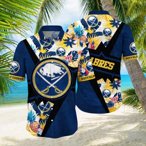 Buffalo Sabres NHL Hawaiian Shirt Sunlit Aloha Shirt