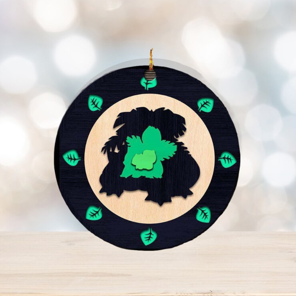 Bulbasaur Evolution Pokemon Christmas Tree Decorations Ornament Bulbasaur Evolution Pokemon Christmas Tree Decorations Ornament
