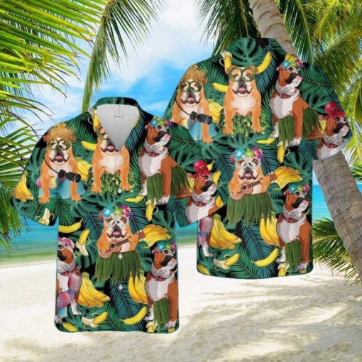 Bulldog Hawaiian Shirt