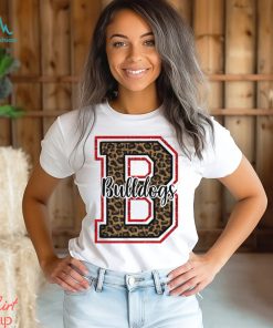 Bulldogs varsity leopard and glitter Shirt
