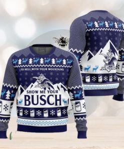 Busch Light Beer Ugly Christmas Sweater