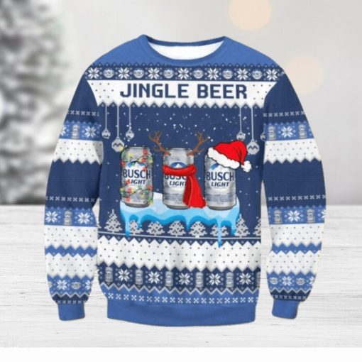 Busch Light Jingle Beer Christmas Ugly Sweater Gift For Men And Women