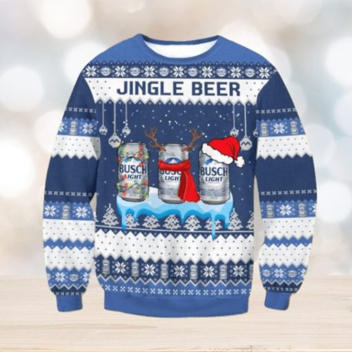 Busch Light Jingle Beer Christmas Ugly Sweater Gift For Men And Women