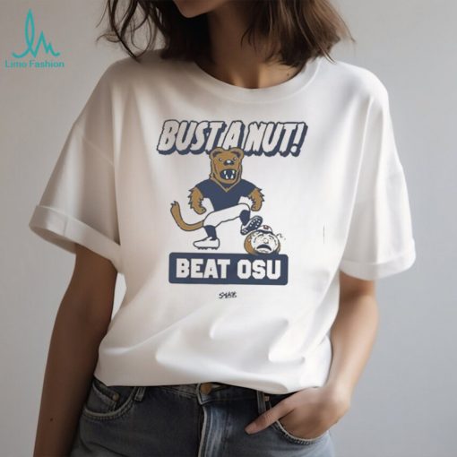 Bust a nut for penn state college fans shirt