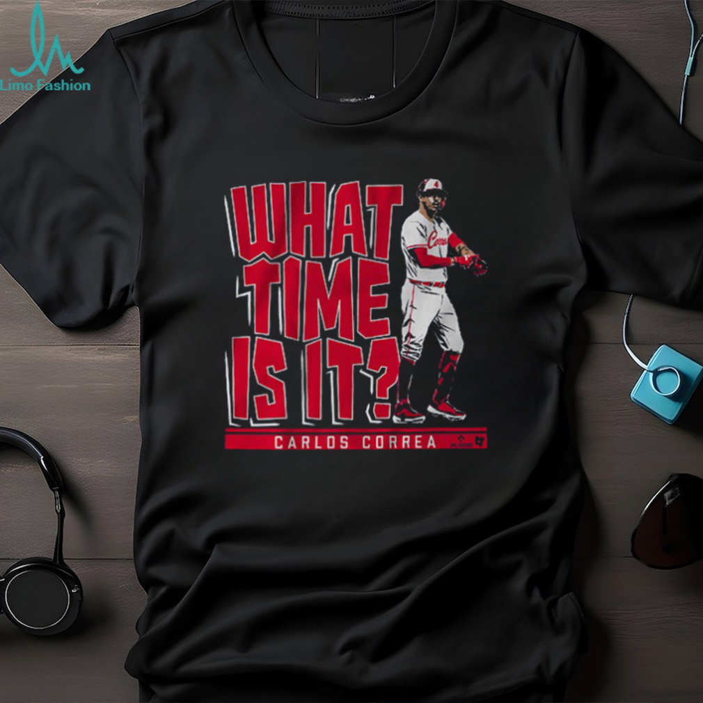 Carlos Correa what time is it Minnesota shirt - Limotees