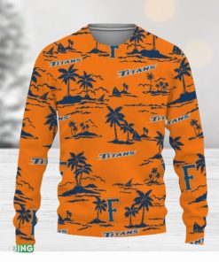 Cal State Fullerton Titans Aloha Hawaii Beach Ugly Christmas Sweater AOP Gift Holidays