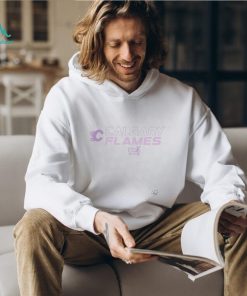 Calgary Flames Levelwear Hockey Fights Cancer Birch T Shirt