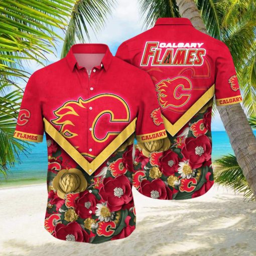 Calgary Flames NHL Hawaiian Shirt Custom Watermelons Aloha Shirt