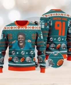 Cameron Wake miami dolphins NFL Knitted Xmas Sweater Gift Men And Women