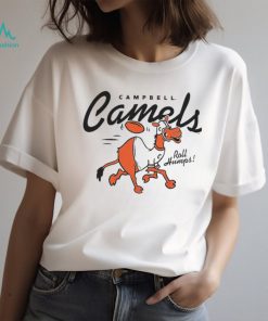 Campbell Fighting Camels Roll Hump logo shirt