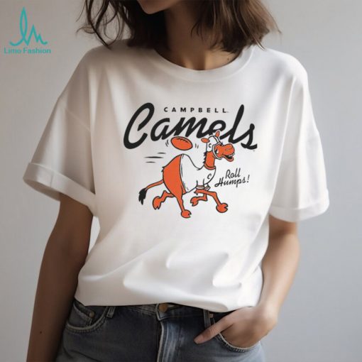 Campbell Fighting Camels Roll Hump logo shirt