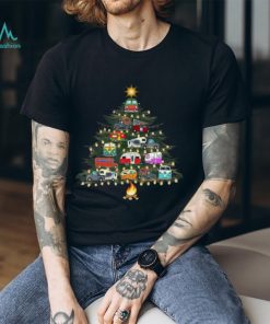 Camper Christmas Tree Shirt Car Graphic ​Christmas T Shirts 2021 Gifts For Camping Lovers