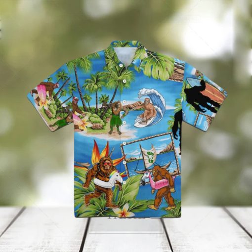 Camping Amazing Bigfoot Hawaiian Shirt