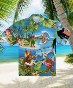 Camping Amazing Bigfoot Hawaiian Shirt