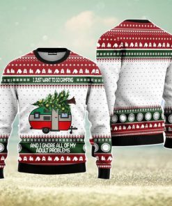 Camping Christmas Unisex Ugly Sweater