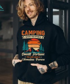 Camping Where You Spend Fortune Funny Camper T Shirt