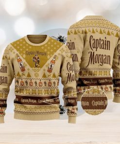 Captain Morgan Whiskey Knitted Xmas Sweater Gift Men And Women