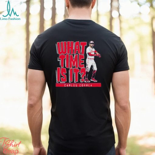 Carlos Correa what time is it Minnesota shirt